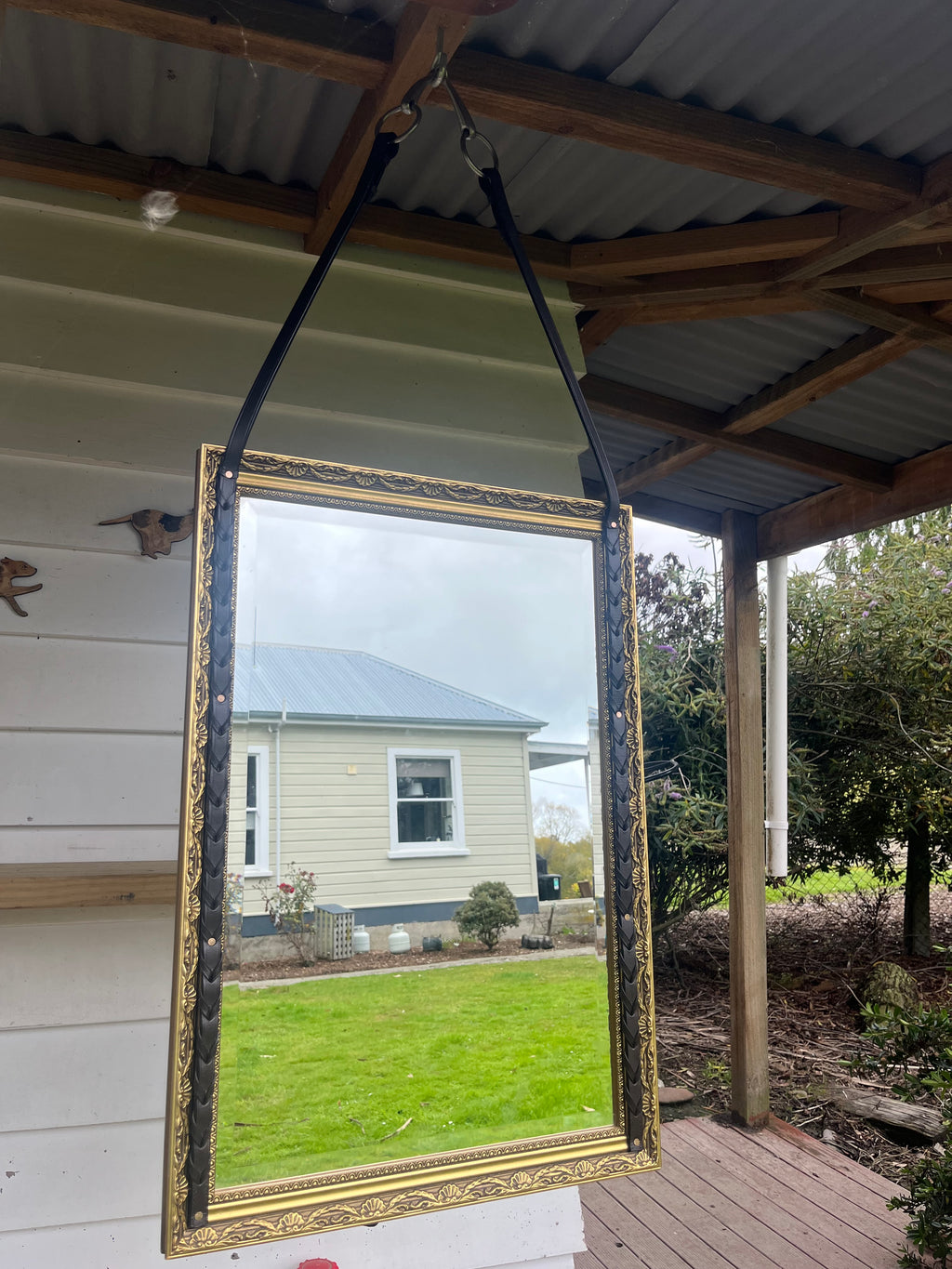 Plaited Rein Mirror