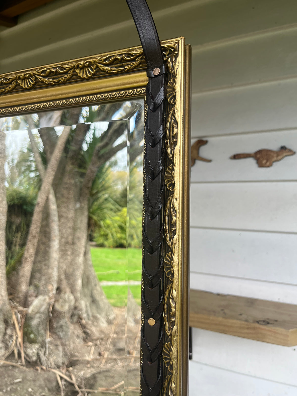 Plaited Rein Mirror
