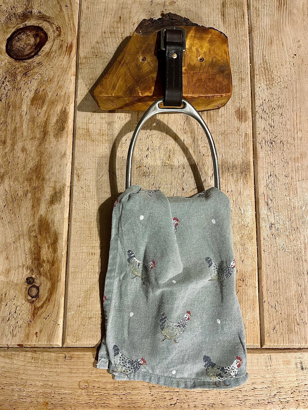 Stirrup Towel Holder