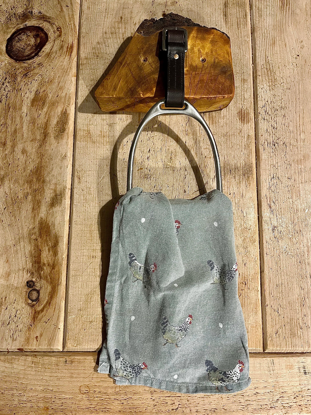 Stirrup Towel Holder