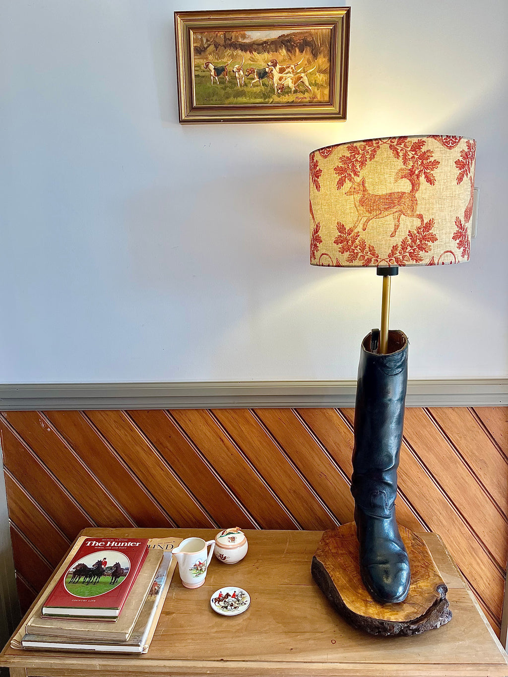Riding Boot Lamp