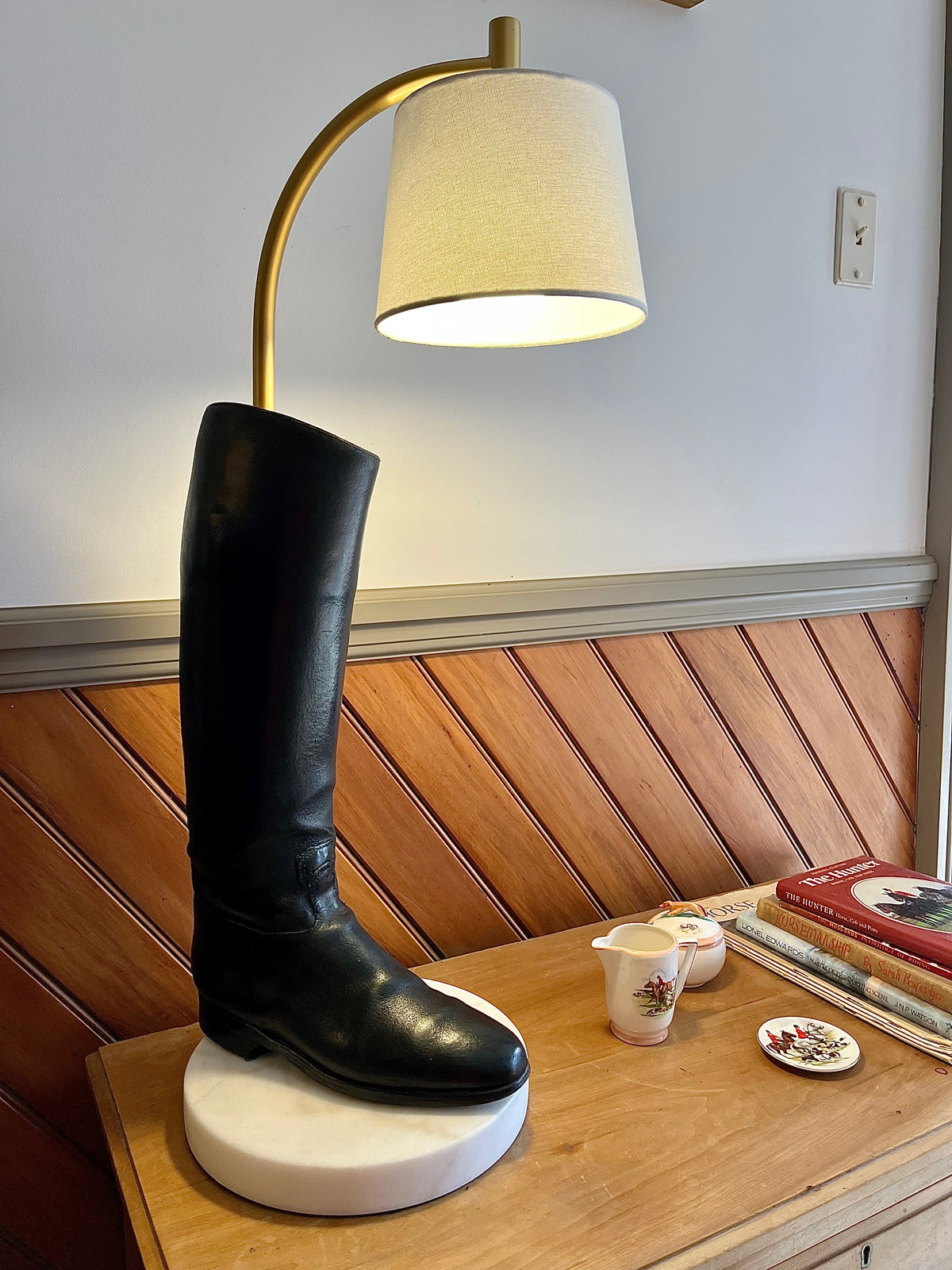 Riding Boot Lamp