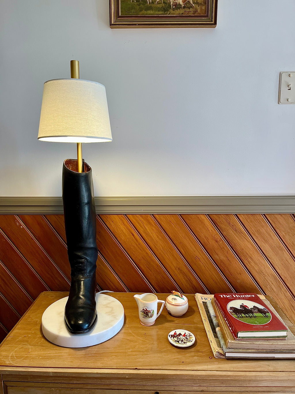 Riding Boot Lamp
