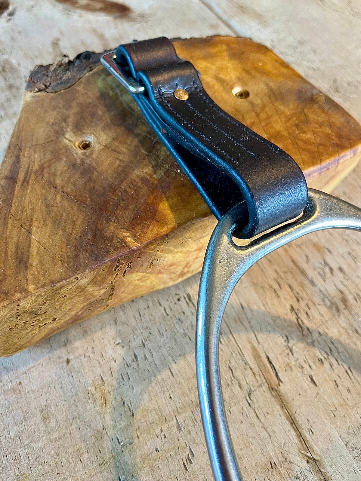 Stirrup Towel Holder